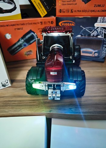 şarjlı Bluetooth hoparlör traktör - Görsel 2