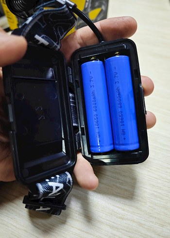 şarjlı Kafa madenci lambası feneri sensörlü - Görsel 4