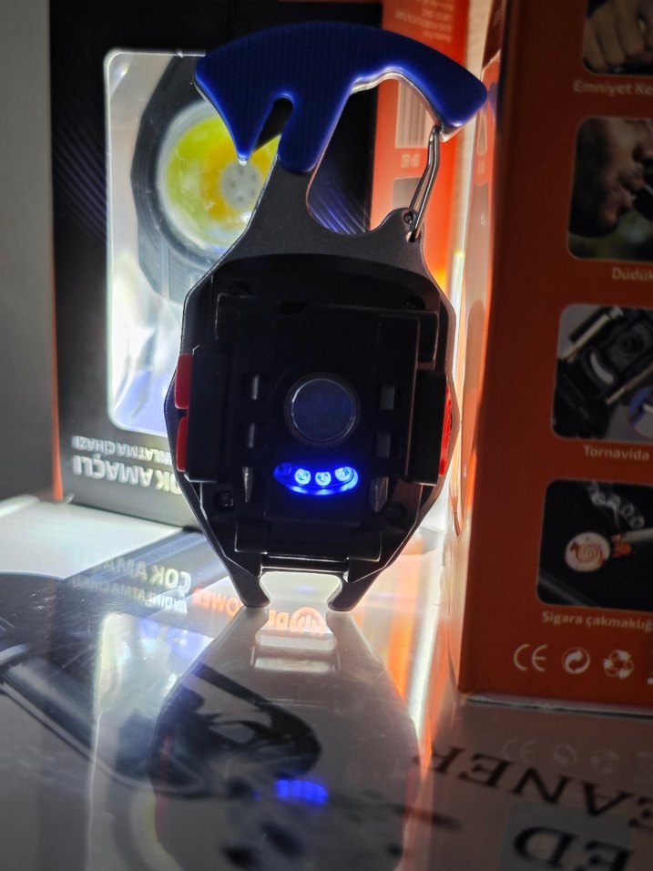 Çok Amaçlı Aydınlatma Cihazı Siyah - Görsel 5