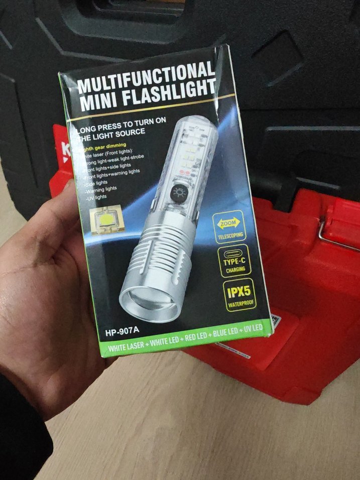 2 şarjlı el feneri - Görsel 3