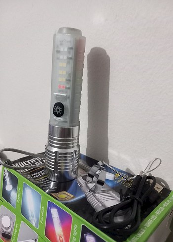 2 şarjlı el feneri - Görsel 3