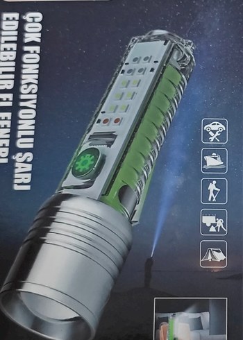 Kartal Başlı Gri Aksiyon Figürü ve 3 el feneri - Görsel 4