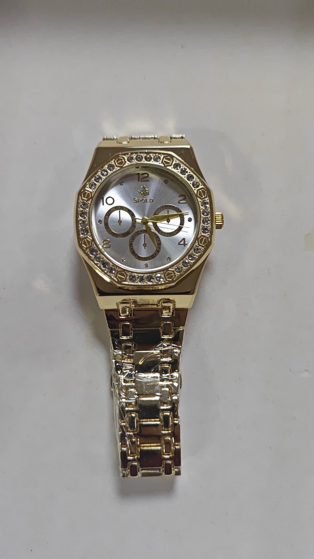 Altın Renkli Kadın Kol Saati - Görsel 4