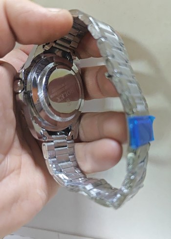 Mavi Kadranlı Erkek Klasik Saat - Görsel 2