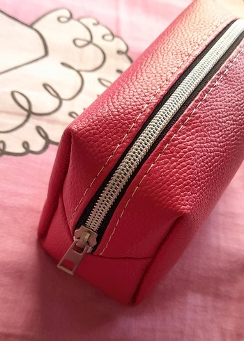 Deri Kadın Makyaj Çantası - Görsel 3