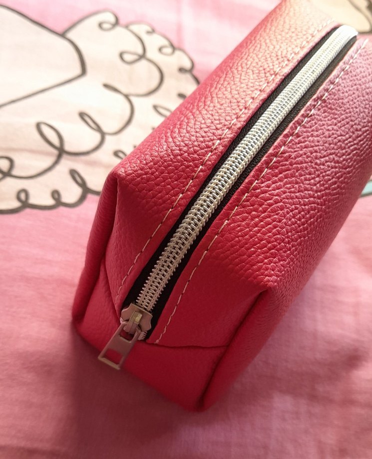 Deri Kadın Makyaj Çantası - Görsel 3