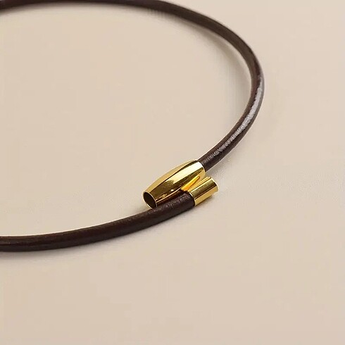 Accessorize Deri kolye