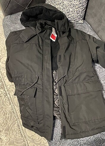 xl Beden siyah Renk Sıfır erkek mont parka kaban