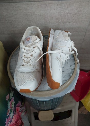 New Balance Beyaz Erkek Spor Ayakkabı Kauçuk Tabanlı