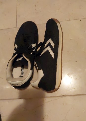 38 Beden siyah Renk Hummel Siyah Kadın Spor Ayakkabı Velcro Bağlamalı