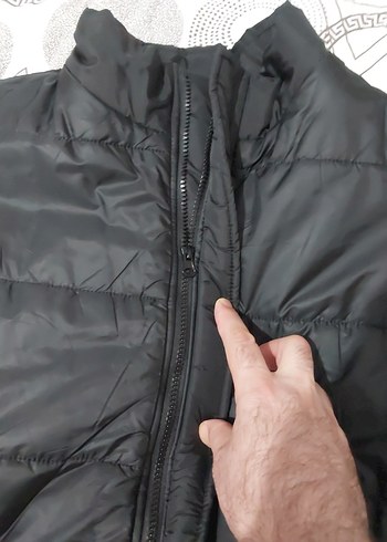 l Beden siyah Renk Siyah Fermuarlı Kadın Yelek