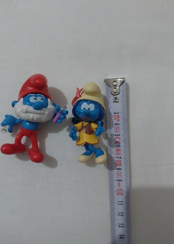 Beden Renk Renkli Şirinler Figürleri Seti