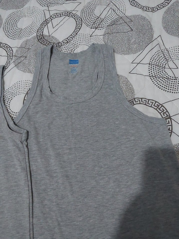 Gri Çocuk Atlet Takımı - Görsel 3