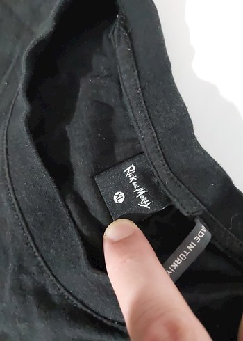 Siyah Baskılı Hamile Tişörtü - Görsel 3