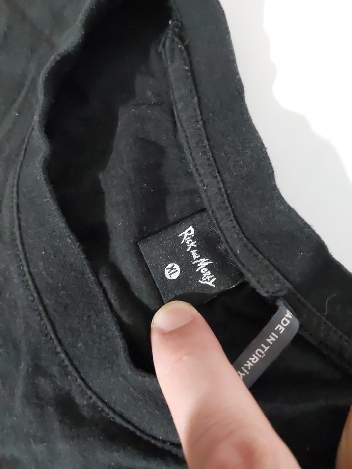 Siyah Baskılı Hamile Tişörtü - Görsel 3