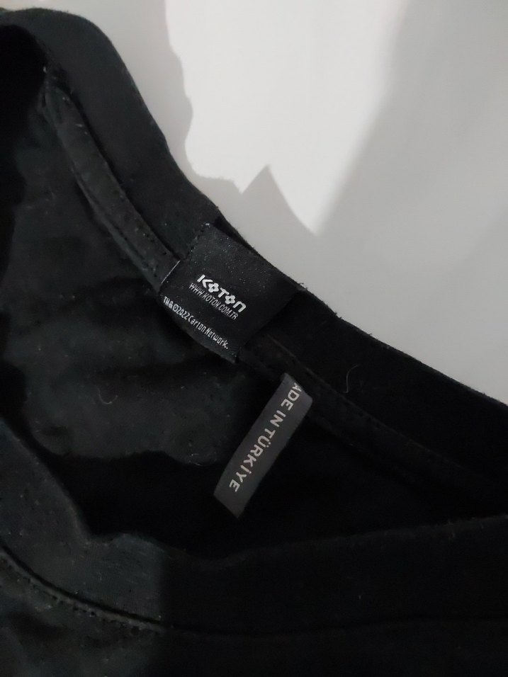 Siyah Baskılı Hamile Tişörtü - Görsel 2