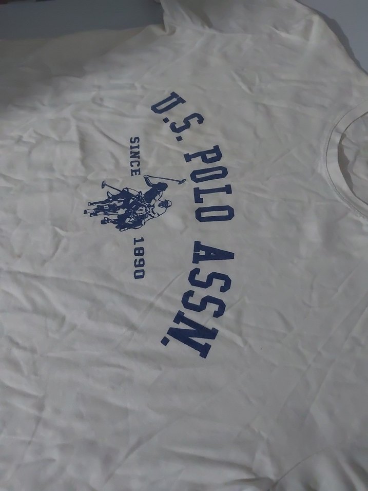 Erkek Beyaz Kısa Kollu Polo Tişört - Görsel 2