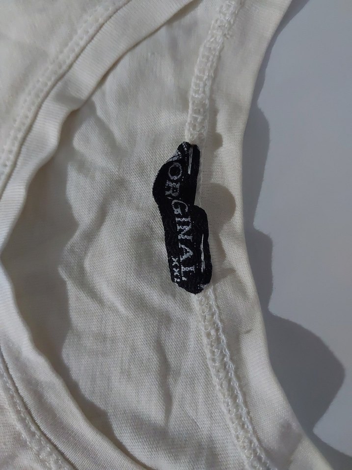 Erkek Beyaz Kısa Kollu Polo Tişört - Görsel 3