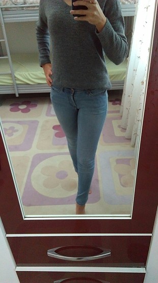açık mavi jean