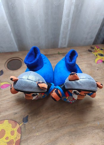 Mavi Renkli Erkek Çocuk Sıcak Terlik - Görsel 3