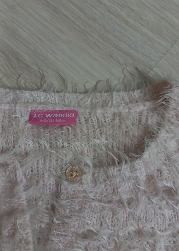 Kadın Beyaz Kürklü Triko Hırka - Görsel 7