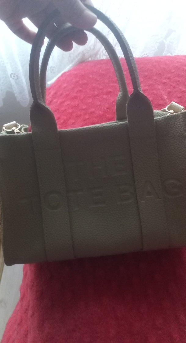 Bej Deri Fermuarlı Kadın Çanta - Görsel 4