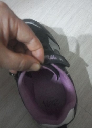 Kız Çocuk Mor Rock Punk Spor Ayakkabı - Görsel 4