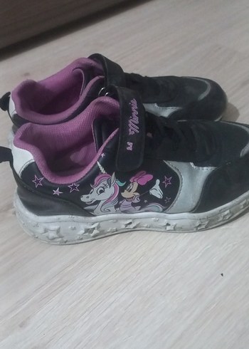 Kız Çocuk Mor Rock Punk Spor Ayakkabı - Görsel 3