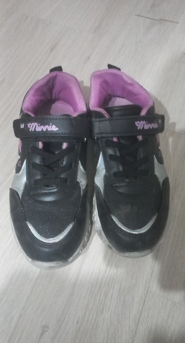 Kız Çocuk Mor Rock Punk Spor Ayakkabı - Görsel 2