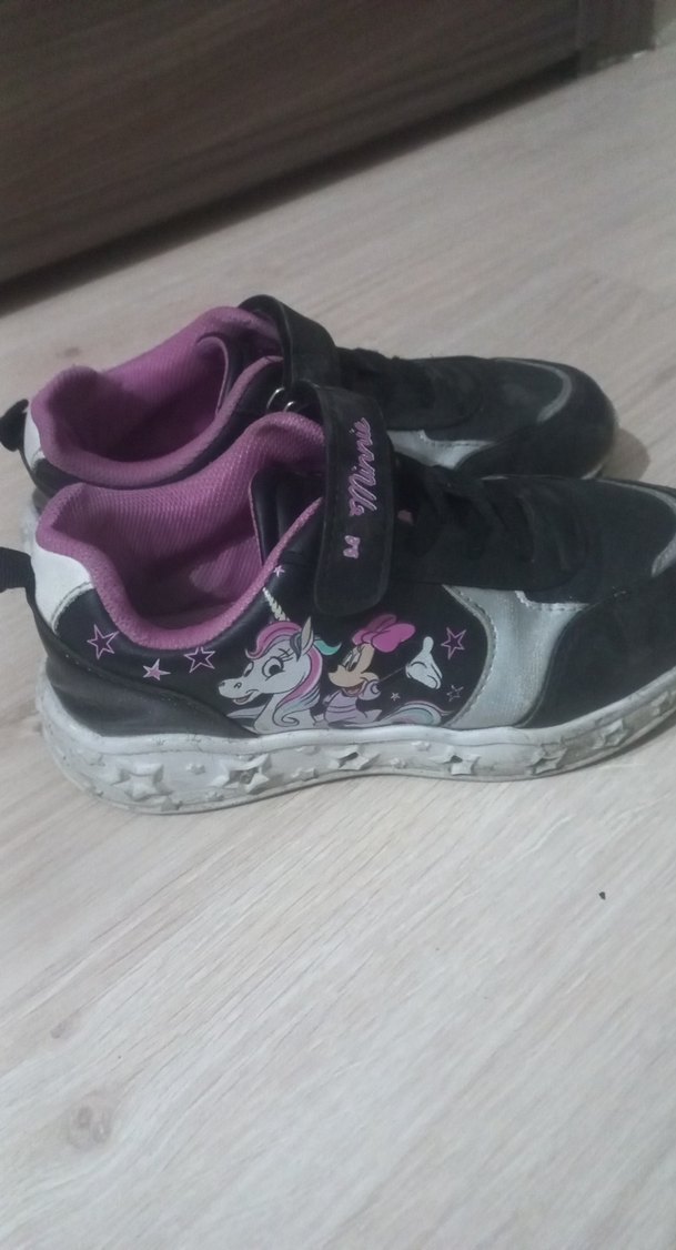 Kız Çocuk Mor Rock Punk Spor Ayakkabı - Görsel 3