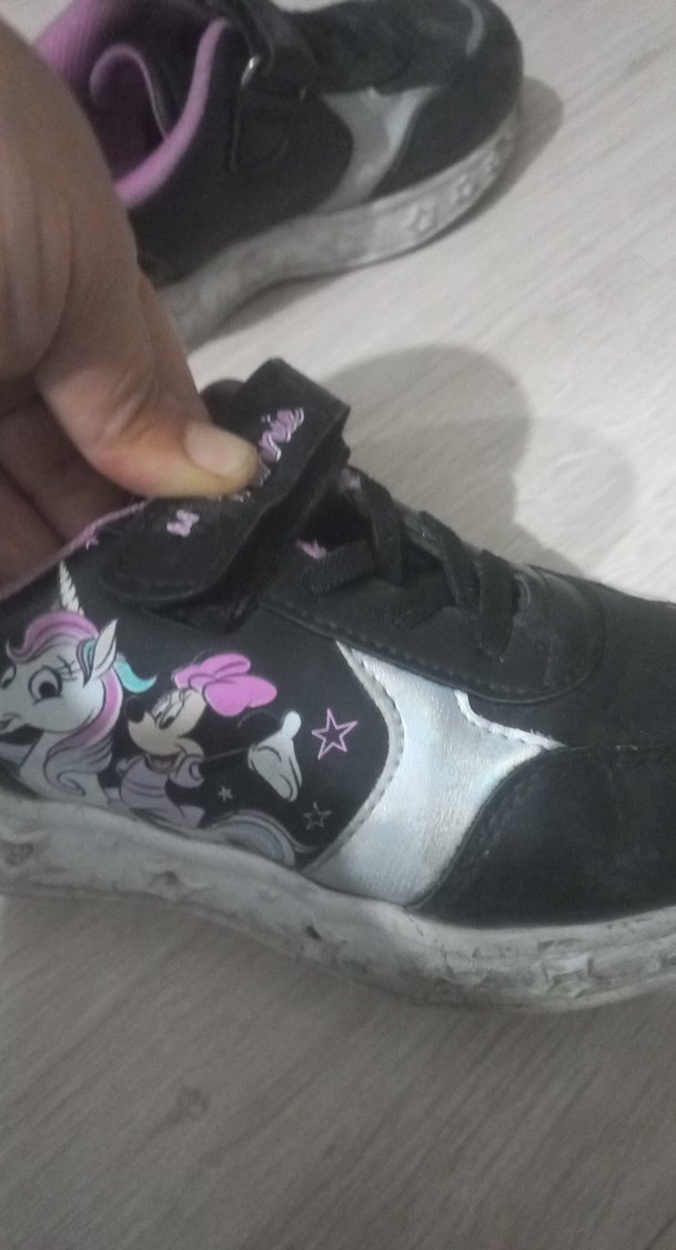 Kız Çocuk Mor Rock Punk Spor Ayakkabı - Görsel 5