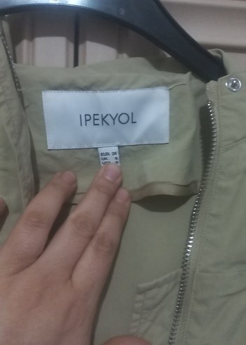 Bej Midi Kadın Parka - Salaş Kesim - Görsel 3