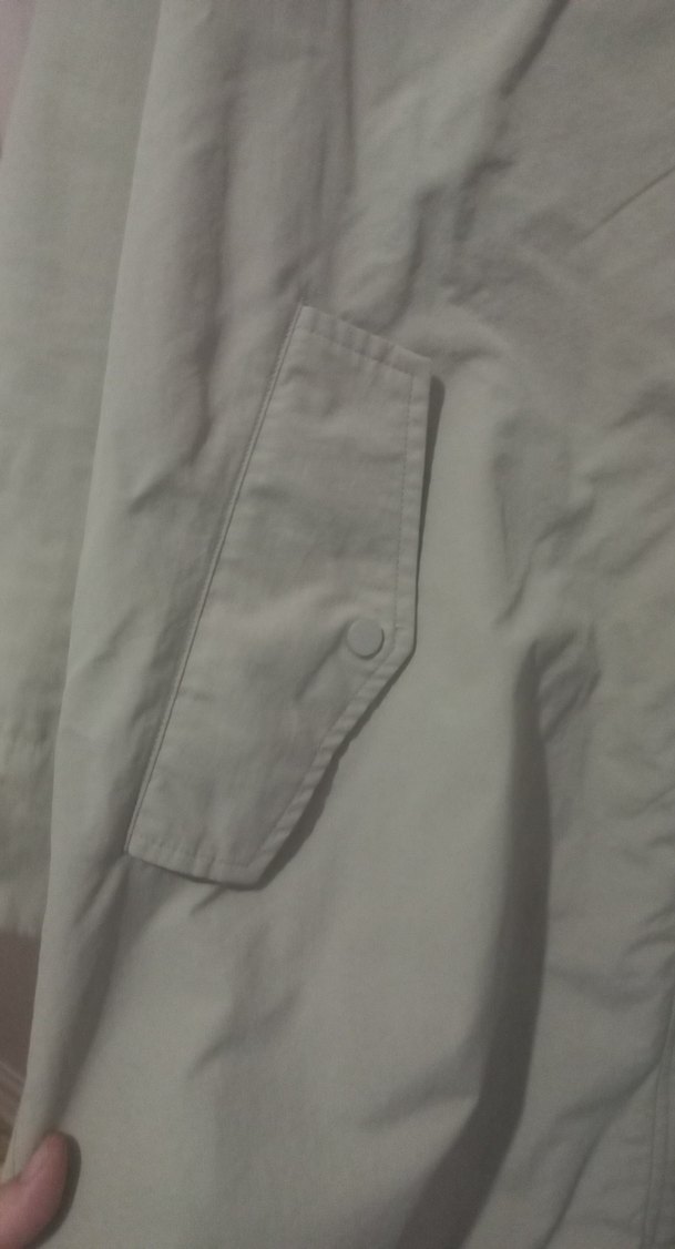 Bej Midi Kadın Parka - Salaş Kesim - Görsel 4