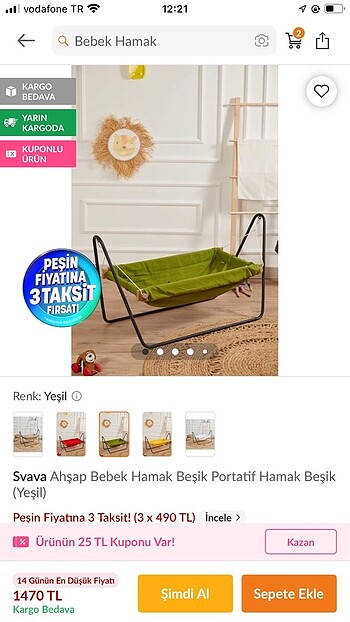 Diğer Bebek hamak