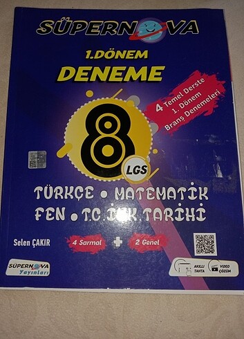 Tüm dersler 1 dönem deneme