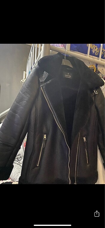 s Beden siyah Renk Stradivarius Biker Ceket