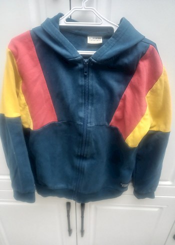 Kapüşonlu Çok Renkli Erkek Çocuk Sweatshirt