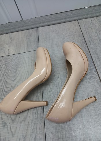 Bej Kadın Dolgu Topuklu Stiletto - Görsel 2