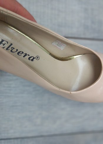 Bej Kadın Dolgu Topuklu Stiletto - Görsel 5