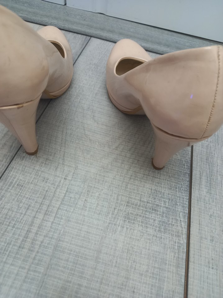 Bej Kadın Dolgu Topuklu Stiletto - Görsel 3