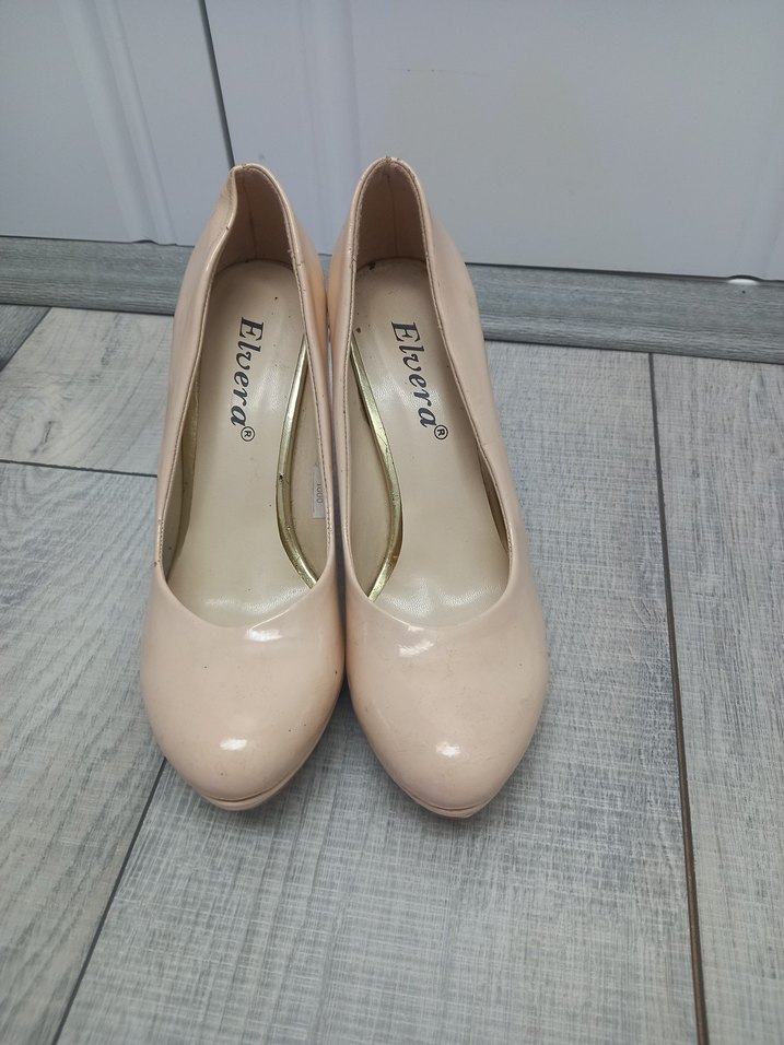 Bej Kadın Dolgu Topuklu Stiletto - Görsel 4