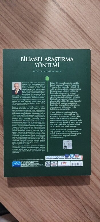 Bilimsel Araştırma Yöntemi 