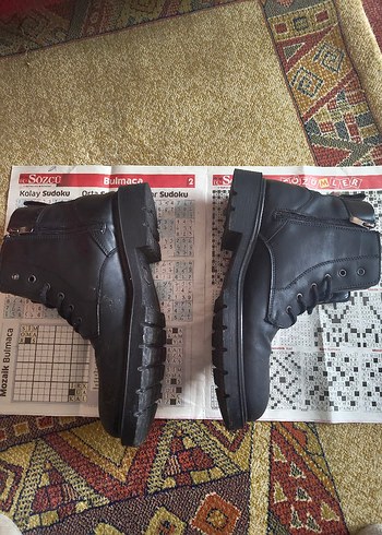 DeFacto Siyah Erkek Bot - Görsel 4