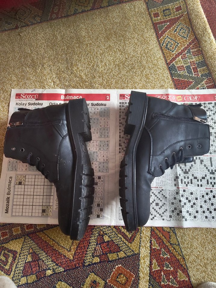 DeFacto Siyah Erkek Bot - Görsel 4