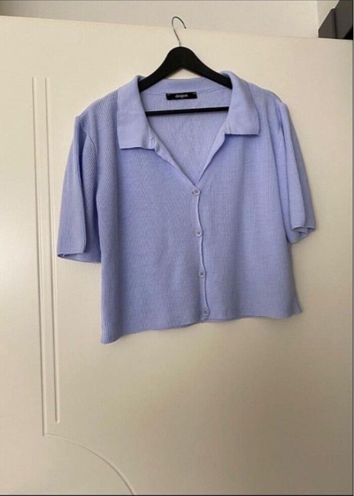 triko kısa kol gömlek - Görsel 2