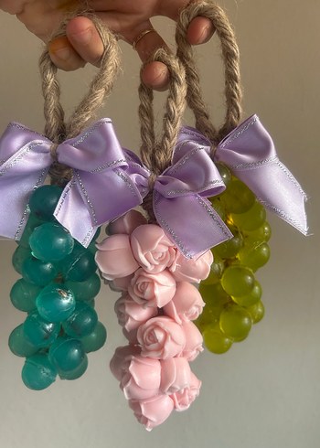 Üzüm Şeklinde Asılabilir Dekoratif Sabun salkım sabunları - Görsel 8