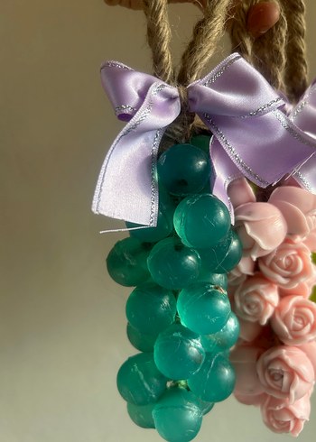 Üzüm Şeklinde Asılabilir Dekoratif Sabun salkım sabunları - Görsel 7