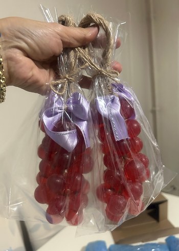 Meyve Kokulu Askılı Sabun Seti salkım sabunları - Görsel 13