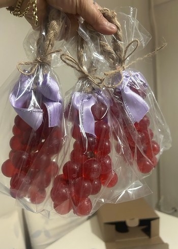 Meyve Kokulu Askılı Sabun Seti salkım sabunları - Görsel 14