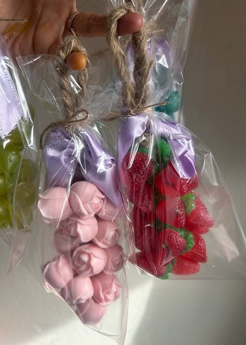 Meyve Kokulu Askılı Sabun Seti salkım sabunları - Görsel 8